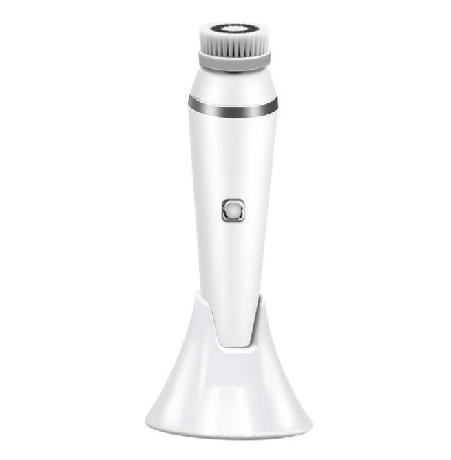 4 In 1 New Silicone Facial Cleansing Instrument Waterproof And Rechargeable Facial Cleansing Brush Pore Cleaner