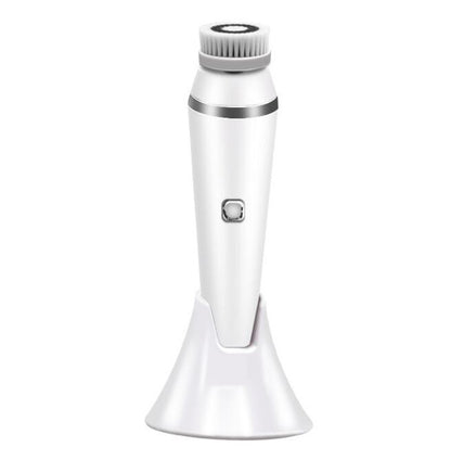 4 In 1 New Silicone Facial Cleansing Instrument Waterproof And Rechargeable Facial Cleansing Brush Pore Cleaner