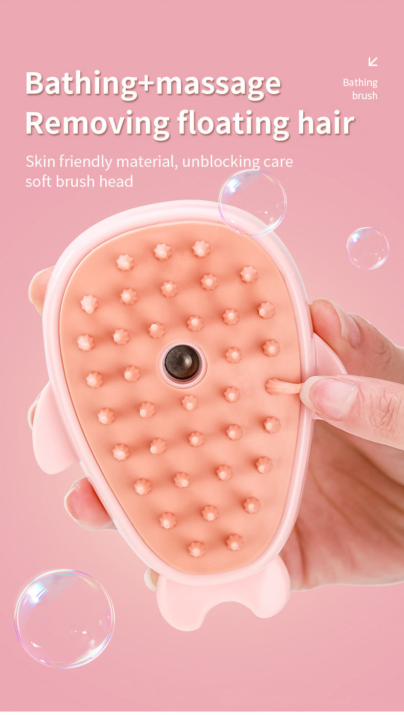 New rechargeable 3 In1 Steamy Pet Cat Brush Cleanser Vapor Pet Spray Comb grooming shedding Cat Steam Brush