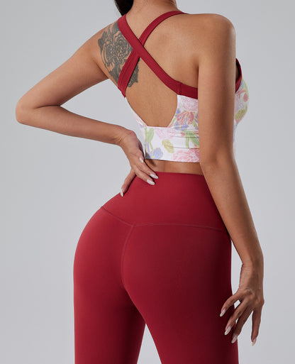 Athletic Joggers and Seamless Yoga Bra Tank Tops