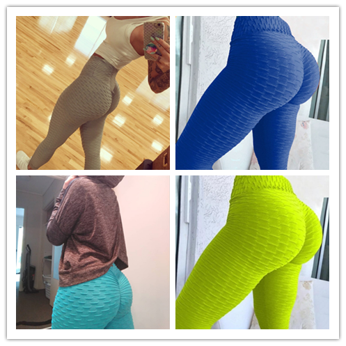 Textured High-Elastic Yoga Pants, Leggings, Sports Tights