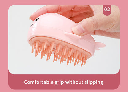 New rechargeable 3 In1 Steamy Pet Cat Brush Cleanser Vapor Pet Spray Comb grooming shedding Cat Steam Brush