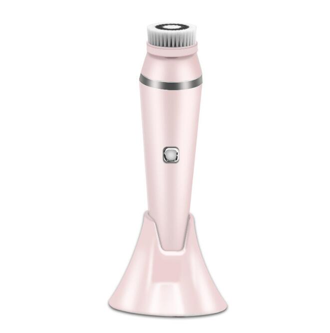 4 In 1 New Silicone Facial Cleansing Instrument Waterproof And Rechargeable Facial Cleansing Brush Pore Cleaner