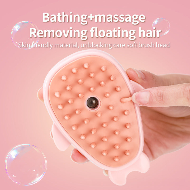 New rechargeable 3 In1 Steamy Pet Cat Brush Cleanser Vapor Pet Spray Comb grooming shedding Cat Steam Brush