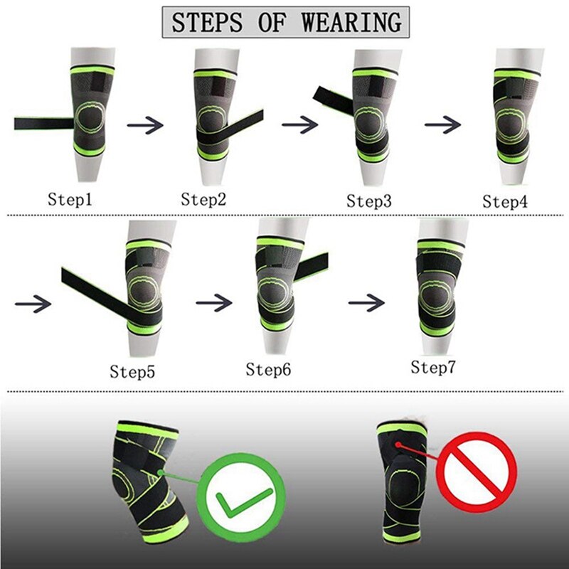 Adjustable Knee Compression Sleeves
