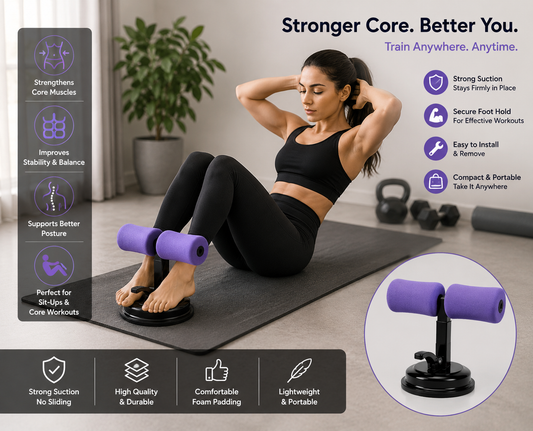 Sit-Up Suction Bar for Core Training